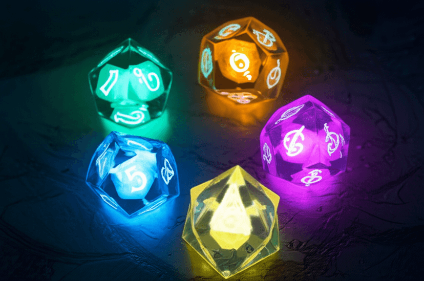 10-Sided Elemental Oracle Dice Set